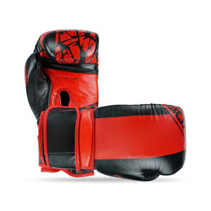 Guantes de Boxeo Profesionales de Alta Calidad, Impermeables, de Cuero, con Logotipo Personalizado, Correa de Muñeca Ajustable con Cierre de Gancho y Bucle - Product Image 3