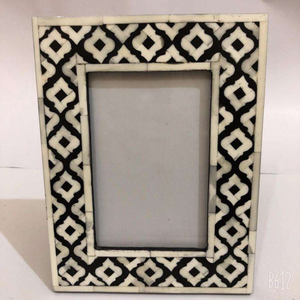 Moroccan Bone Inlay <b>Photo</b> <b>Frame</b> Unique Indian Handmade Design Resin Table Decor <b>Photo</b> <b>Frame</b> - Product Image 1