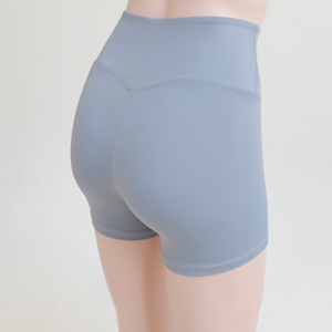 Women's Lace-Up High Waist Yoga <b>Shorts</b> <b>Spandex</b> Nylon Gym <b>Shorts</b> - Product Image 3