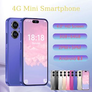 Smartphone Mini Débloqué 4,0 Pouces Android Quad Core 3 Go+64 Go 5,0 Mpx Double SIM Haute Définition GPS Meilleur Cadeau pour les Jeunes Face ID - Product Image 4