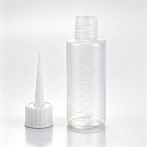 50ml 100ml PE Plastic <b>Squeeze</b> <b>Bottle</b> with Long Nozzle Tip Cap - Needle Tip Glue <b>Bottle</b> Glue Applicator - Product Image 1
