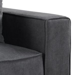 Divano Grigio con Schienale Aperto Orientato a Destra per Arredamento Soggiorno - Product Image 5