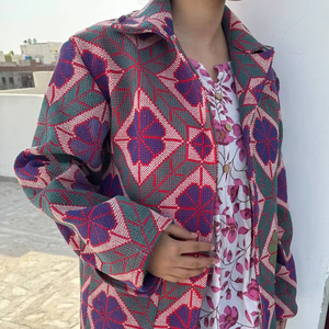 Authentic Vintage <b>Kantha</b> Cotton <b>Jacket</b> – Reversible Hand-Stitched Quilted Coat, Unique Ethnic Wear - Product Image 1