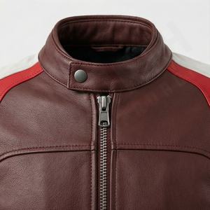 Chaqueta de Motociclista de Cuero Genuino para Hombre de la Mejor Calidad, Nueva Colección de Invierno, Chaquetas de Motocicleta con Protecciones Desmontables Personalizadas - Product Image 4
