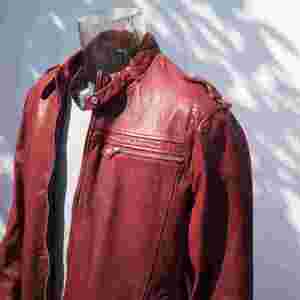 Furat <b>Leathers</b> <b>Men's</b> Casual <b>Leather</b> <b>Jacket</b> Stand Collar Winter Windproof Breathable Wholesale - Product Image 5