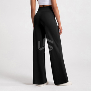 Pantalones de Yoga de Nylon para Mujer, Cintura Alta, Degradado, con Logotipo Personalizado, Cómodos, Casuales, con Cordón Ajustable - Product Image 6