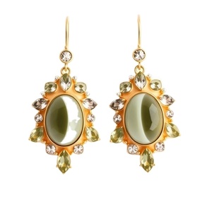 925ต่างหูหยดน้ำเงินสเตอร์ลิงเครื่องประดับเจ้าสาวสไตล์วินเทจสำหรับผู้หญิงและเด็กผู้หญิงสำหรับงานเลี้ยง - Product Image 1