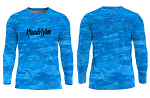 เสื้อยืดแขนยาวสำหรับฤดูใบไม้ผลิและฤดูใบไม้ร่วง แบบยูนิเซ็กซ์ คอกลม ป้องกันรังสียูวี 50+ ระบายอากาศได้ดี แห้งเร็ว เหมาะสำหรับเล่นกีฬาและสวมใส่ลำลอง ผลิตจากโพลีเอสเตอร์ 100% - Product Image 3