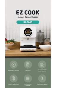 หม้อหุงราเมน EZ COOK IH5600 ทำอาหารมื้อเย็นได้ใน 4 นาที เครื่องทำอาหารแบบมืออาชีพ ระบบทนความร้อนสำหรับเชิงพาณิชย์ ใช้งานง่าย - Product Image 4