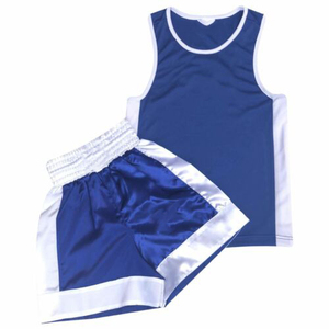 100% Polyester Custom Color & Logo Comfortable Durable Unisex Adult Boxing Uniform Made in Pakistan <b>Cheap</b> price Wholesale - Product Image 1