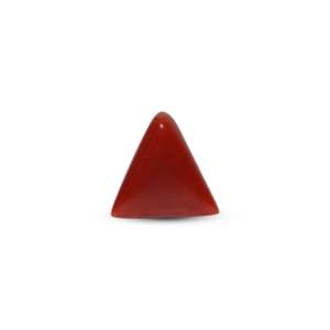 5.95 Carat Handcrafted Red Coral Oval Cabochon Loose Gemstone for Fine Jewelry - Product Image 2