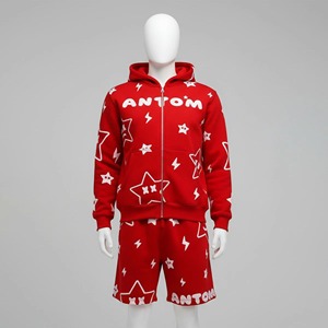 New Arrival <b>Men</b> Winter Tracksuit Casual Outdoor 100% Cotton Breathable Eco-Friendly Customized Size Street Wear - Product Image 4