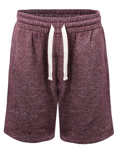 Men's Vintage Eco-Friendly Cotton Fleece <b>Knee</b> Length Shorts Lightweight Relaxed Fit Elastic Waist Comfortable Summer Wear Solid - Product Image 1