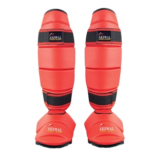 Logotipo personalizado Karate Shin y Instep Guard Pads Hecho en cuero sintético con alta calidad - Product Image 1
