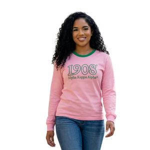 Camiseta de Manga Larga Bordada para Mujer, Modelo 1908, Cuello Redondo, Algodón Premium, Informal, Cómoda para Uso Diario - Product Image 5