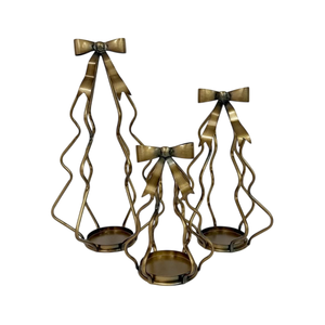 Support de Bougie en Fil Métallique Vert pour Sapin de Noël avec Étoile Rouge en Tête, Décoration de Table Festive pour Fêtes et Célébrations - Product Image 4