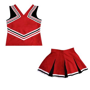 Uniforme Profesional de Animadoras para Niñas, Colores y Tallas Personalizables, Kit de Spandex con Pedrería Impresa, Servicio OEM - Product Image 1
