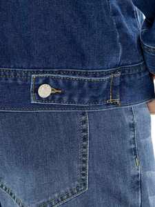 Veste en jean délavé pour homme, veste en jean multi-poches, manteau décontracté pour homme - Product Image 5