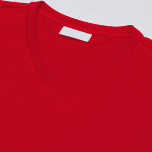 T-shirt basique à manches courtes pour homme, personnalisable, 100% coton, couleur unie, coupe ample, écologique, décontracté, à porter au quotidien, 230g - Product Image 3