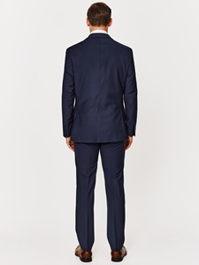 Costume 3 pièces pour homme, style britannique, en laine, simple boutonnage, col cranté, infroissable, coupe classique, personnalisable - Product Image 3