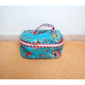 New Arrival Wholesale Handcrafted Tassel Printed 100% Cotton Zipper Closure Small Lightweight Multi-Function Eco-Friendly <b>Case</b> - Product Image 2