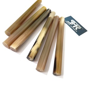 Varillas de Cuerno de Búfalo Natural de Primera Calidad, Rollos de Cuerno Pulidos y Lisos para Empuñaduras de Cuchillos, Incrustaciones de Joyería, Tallado y Proyectos de Manualidades - Product Image 5