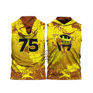 New men <b>compression</b> sleeveless 7v7 football uniforms customized any design in flag football uniforms Newyork Hustle - 7v7 - Product Image 5
