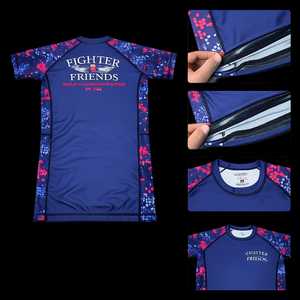 Meilleure vente : Rashguard à manches courtes pour MMA, couleur unie, séchage rapide, respirant, Spandex/Polyester - Product Image 6