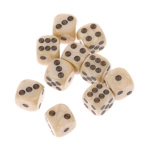 ACRYLIC HANDMADE RESIN PATTERN ECO-friendly Portable 6 Sided Acrylic Round Corner Standard Game D6 <b>Dice</b> for Yahtzee Game - Product Image 5