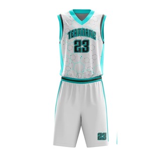 Uniforme de basket-ball taille plus unisexe, meilleur prix, 100% polyester, respirant, séchage rapide, noms/nombres d'équipe personnalisés, design professionnel - Product Image 5
