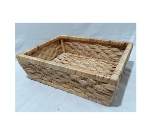 Panier-cadeau en bambou écologique, fait main, en matériaux naturels, pour l'emballage alimentaire, les cadeaux d'entreprise, la décoration de la maison, personnalisable - Product Image 5