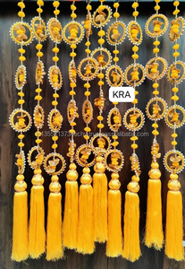 Guirnalda de Perlas de Rosa para Decoración de Bodas Indias, Mehndi, Haldi, Sangeet, Fondo Decorativo, Decoración para el Hogar, Decoración para el Hogar Recién Construido - Product Image 3