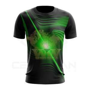 Camiseta de Golf de Manga Corta con Sublimación OEM, Corte Regular, Secado Rápido, Tejido Transpirable, 100% Poliéster, Ecológica - Product Image 1