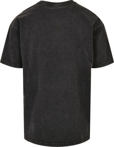 Camiseta de Hombre con Logotipo Personalizado, Corte Cuadrado, Algodón Peinado 280gsm, Lavado Ácido, Hombros Caídos, Estilo Oversize, Streetwear - Product Image 4