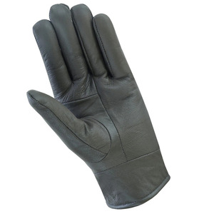 Gants de conduite en cuir gris pour femmes, unisexes, toutes saisons, noirs, doux au toucher, confortables et antidérapants - Product Image 2
