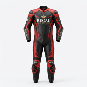 Men's Custom Super MotoCP Track Racing Suit Cowhide/Kangaroo Leather 1Pc Motorbike Jumpsuit/Traje Made To Measure CE - Product Image 1