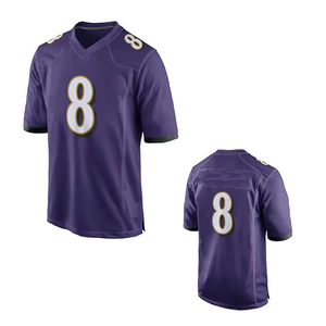 Maillot de football américain pour hommes à manches courtes avec impression numérique de logo personnalisé, léger, respirant et à séchage rapide - Product Image 6