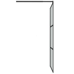 Paroi de douche walk-in en verre ESG foncé 39,4''x76,8'' couleur noire pour salles de douche élégantes - Product Image 5