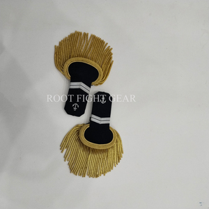Epaulettes de Lujo Bordados con Hilo Metálico, Accesorios de Uniforme Personalizados para Decoración - Product Image 2