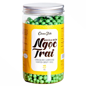 Chocolat Composé HALAL à Prix Compétitif, Étiquette Privée Personnalisée, Vente en Gros, Boules Croustillantes de Chocolat au Thé Vert pour Décoration de Gâteaux - Product Image 1