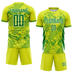 ชุดฟุตบอลชาย เสื้อ กางเกงขาสั้น แห้งเร็ว ระบายอากาศ ชุดฝึกซ้อมและแข่งขัน ชุดกีฬา ชุดทีม แบบกำหนดเอง Force 2 - Product Image 4
