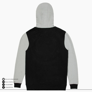 Sudadera con Capucha y Apliques Bordados, Logotipo Impreso de Alta Calidad en el Panel Frontal, Tela 100% Algodón, Transpirable, Resistente al Viento, para Invierno y Actividades al Aire Libre - Product Image 2