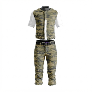 Uniforme de béisbol para hombre de alta calidad con diseño sólido, a la venta en línea, último diseño de uniforme de béisbol a precio económico, sublimación completa. - Product Image 6