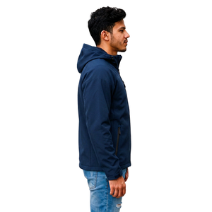 Chaqueta Softshell para Hombre, Fabricante Personalizado, Ropa de Exterior Resistente al Viento, Venta al Por Mayor, Marca Privada, Proveedor de Ropa OEM - Product Image 2