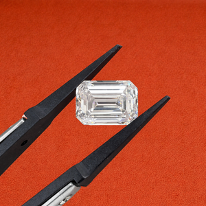 Diamante Blanco Cultivado en Laboratorio, Corte Esmeralda, 2.0 Quilates, Certificado IGI, Alta Claridad, Color EF, VVS2, para Joyería Personalizada - Product Image 2