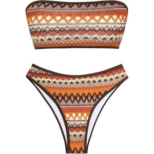 Traje de Baño de Secado Rápido y Transpirable de Primera Calidad para Mujer, Color Vibrante, Ropa de Playa - Product Image 2