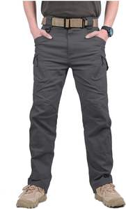 Pantalones Cargo Deportivos para Hombre, Ligeros, de Lona, para Trabajo al Aire Libre y Senderismo, con Cordón Ajustable, Estilo Desgastado - Product Image 5