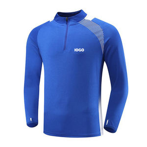 New Design Custom Blank Quick Dry Breathable Lightweight <b>Long</b> <b>Sleeve</b> Sports Running Suit Polyester Football <b>Training</b> Tracksuit - Product Image 5