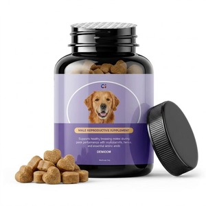 DENIOOM Complément Reproductif Masculin pour Chiens Toutes Races Adultes – Friandises à Mâcher Sans Céréales, Multivitamines, Herbes et Acides Aminés Essentiels - Product Image 1