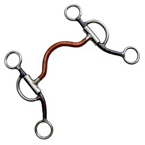 Bocado de cobre de caña larga tipo Tom Thumb para caballo, nuevo, marca Western. - Product Image 6
